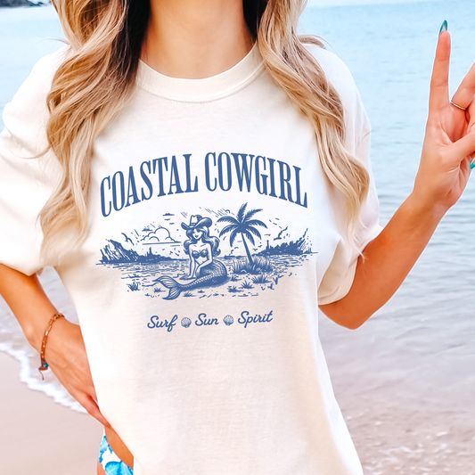 Coastal Cowgirl Beach T-Shirt