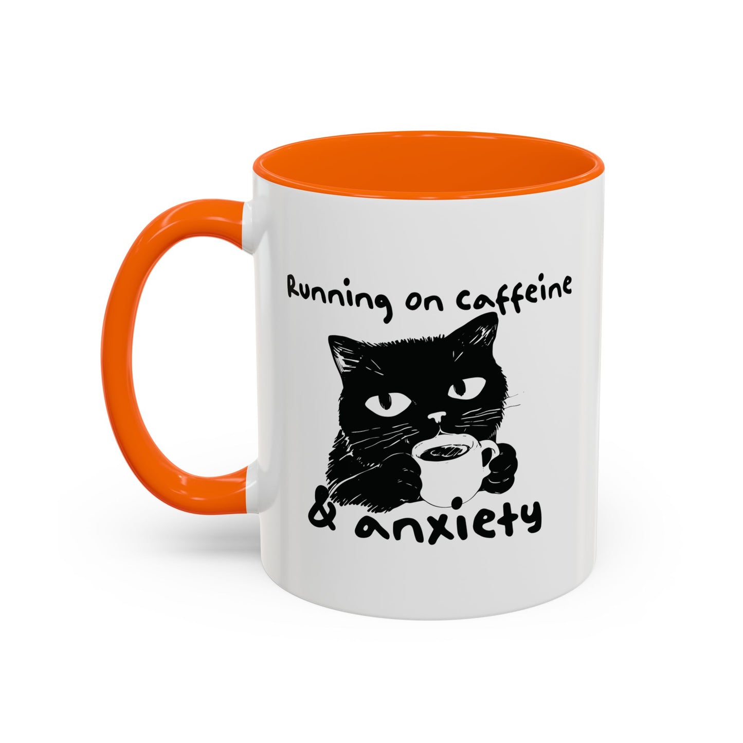 Running on Caffeine and Anxiety Coffee Mug