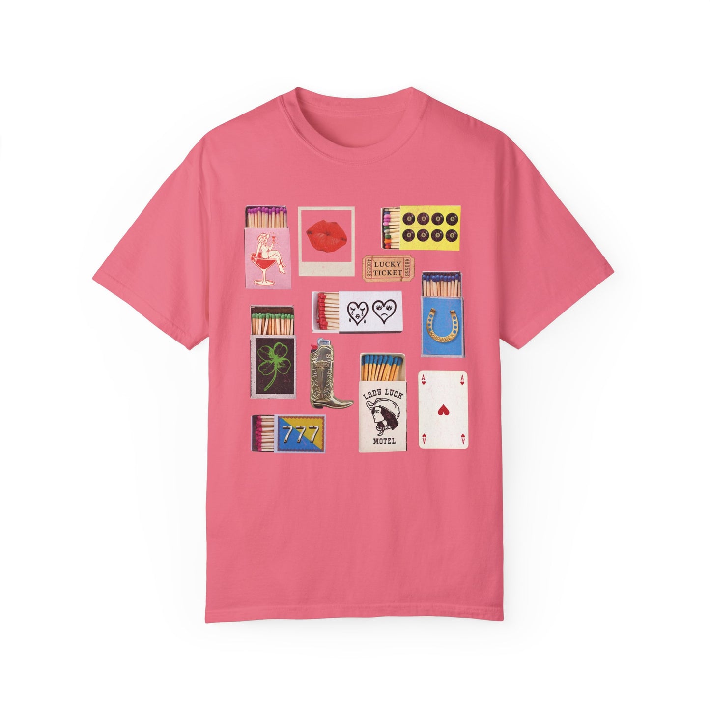 Lucky Matchbook Graphic T-Shirt
