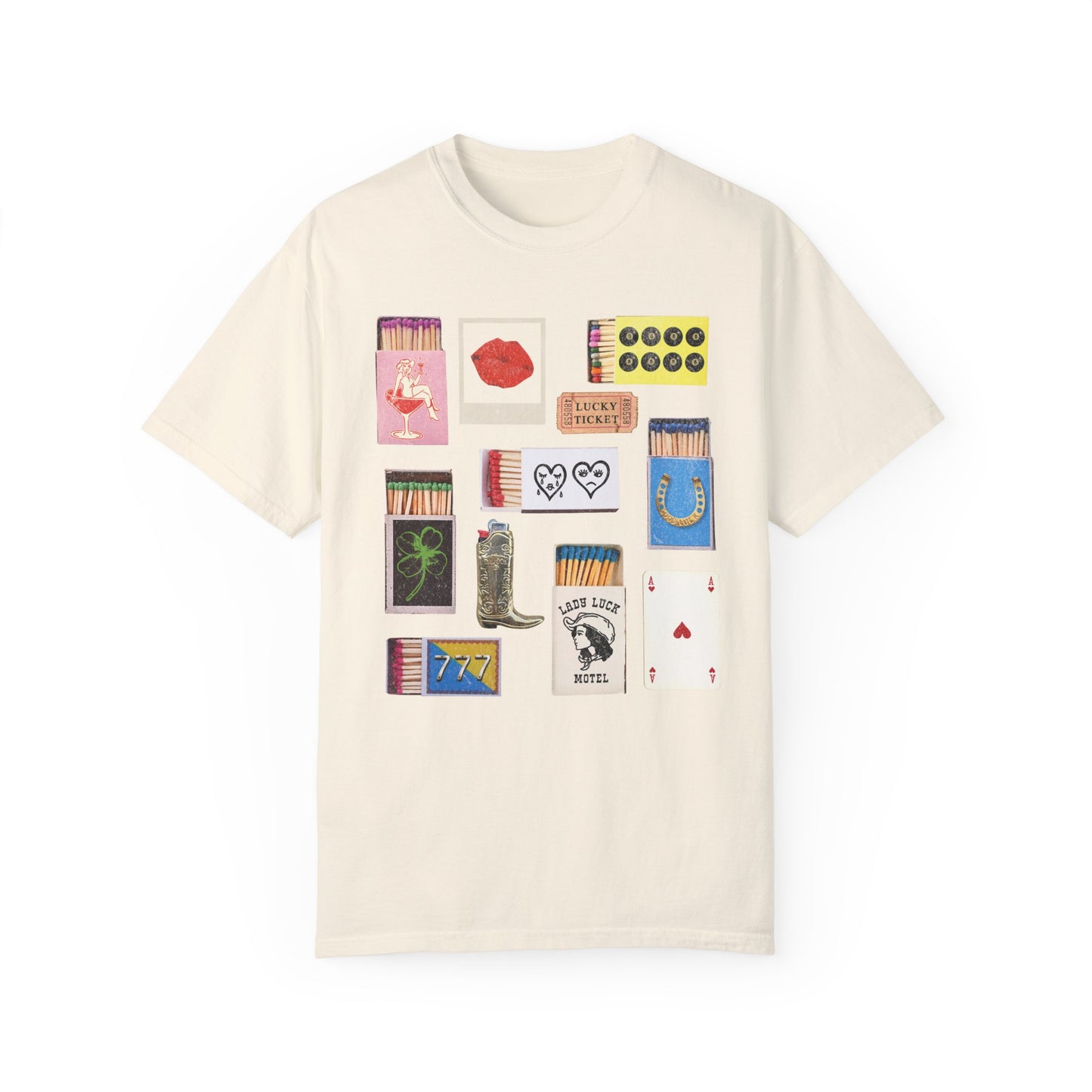Lucky Matchbook Graphic T-Shirt