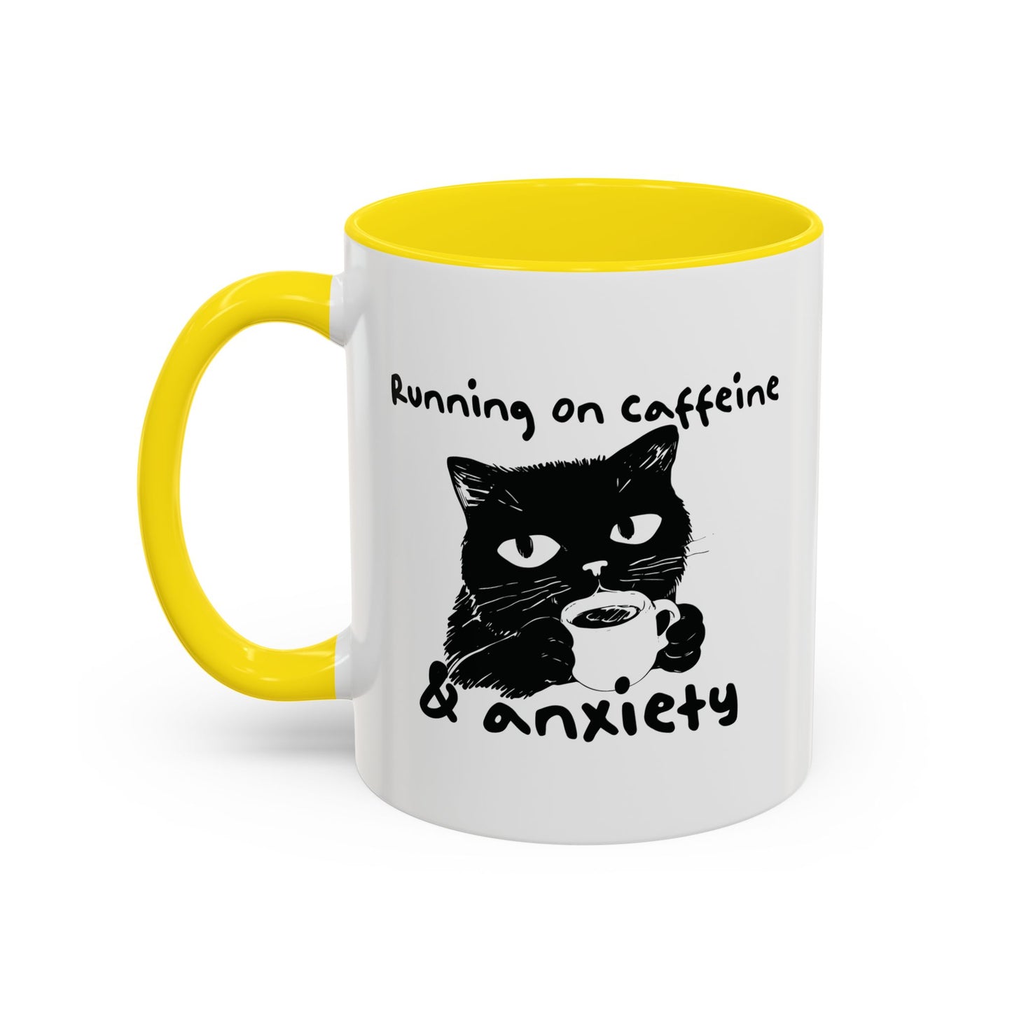 Running on Caffeine and Anxiety Coffee Mug