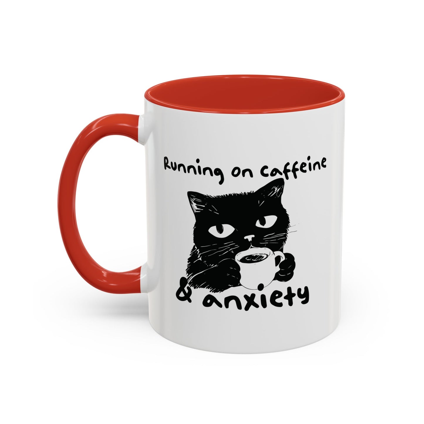 Running on Caffeine and Anxiety Coffee Mug