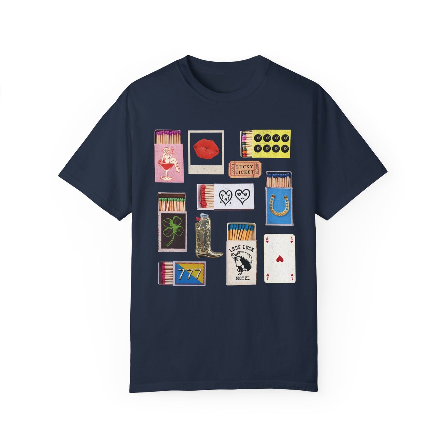 Lucky Matchbook Graphic T-Shirt