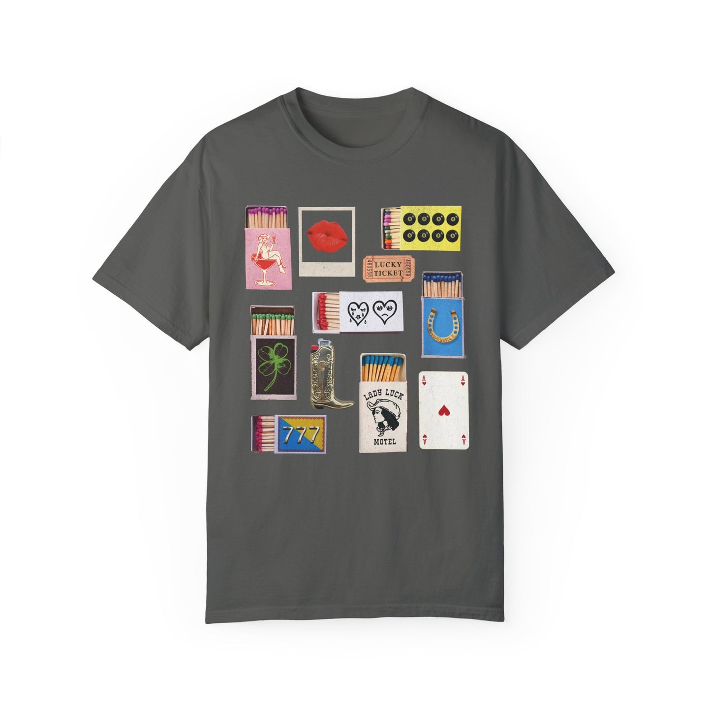 Lucky Matchbook Graphic T-Shirt