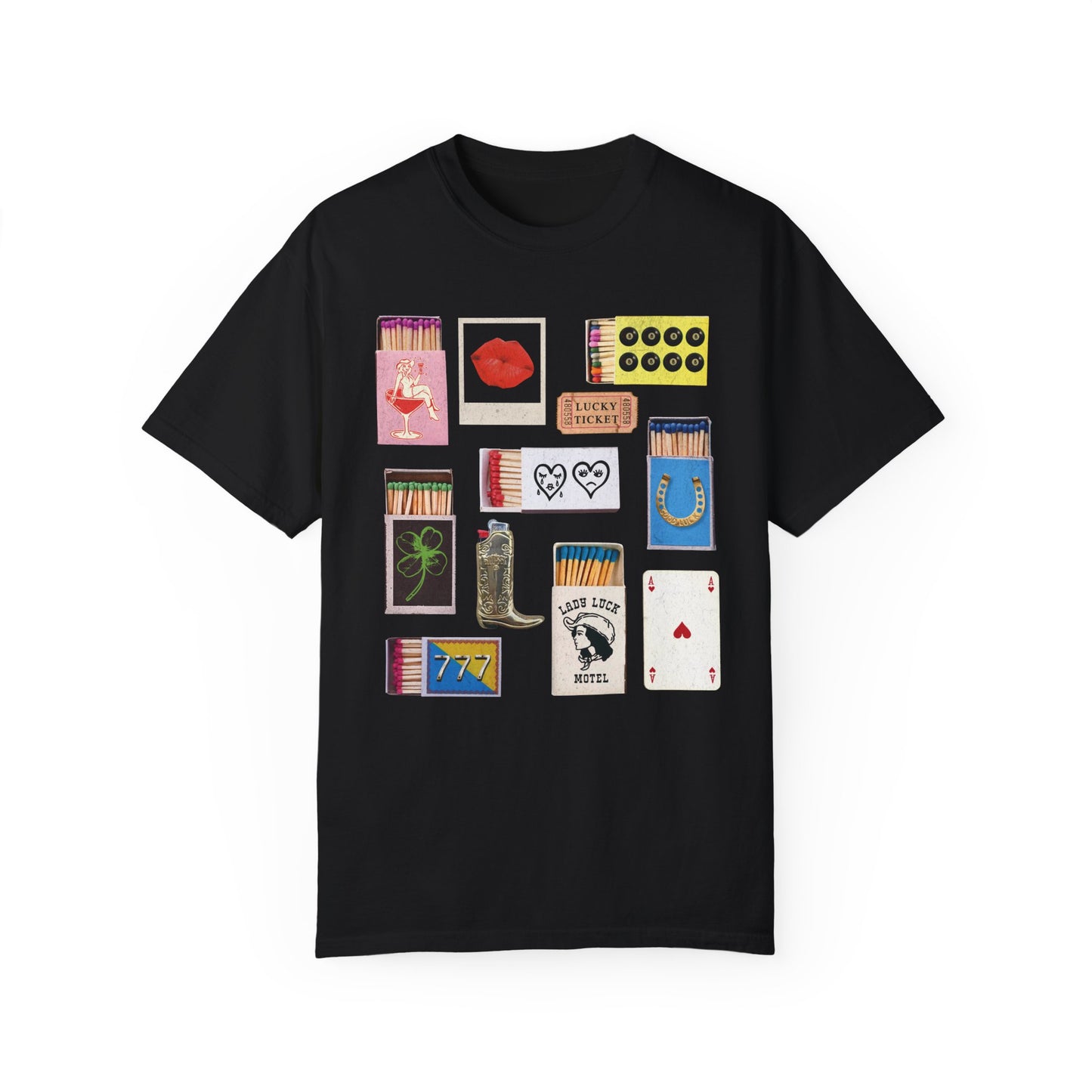 Lucky Matchbook Graphic T-Shirt