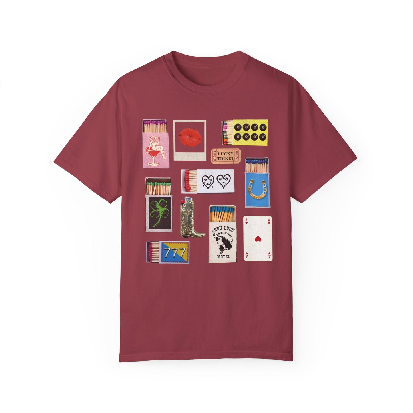 Lucky Matchbook Graphic T-Shirt