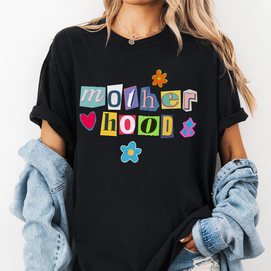 Motherhood Ransom Letters T-Shirt