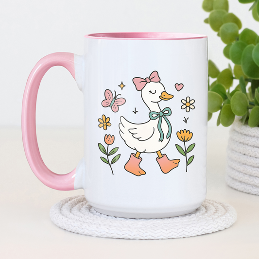 Girly Duck Coffee Mug
