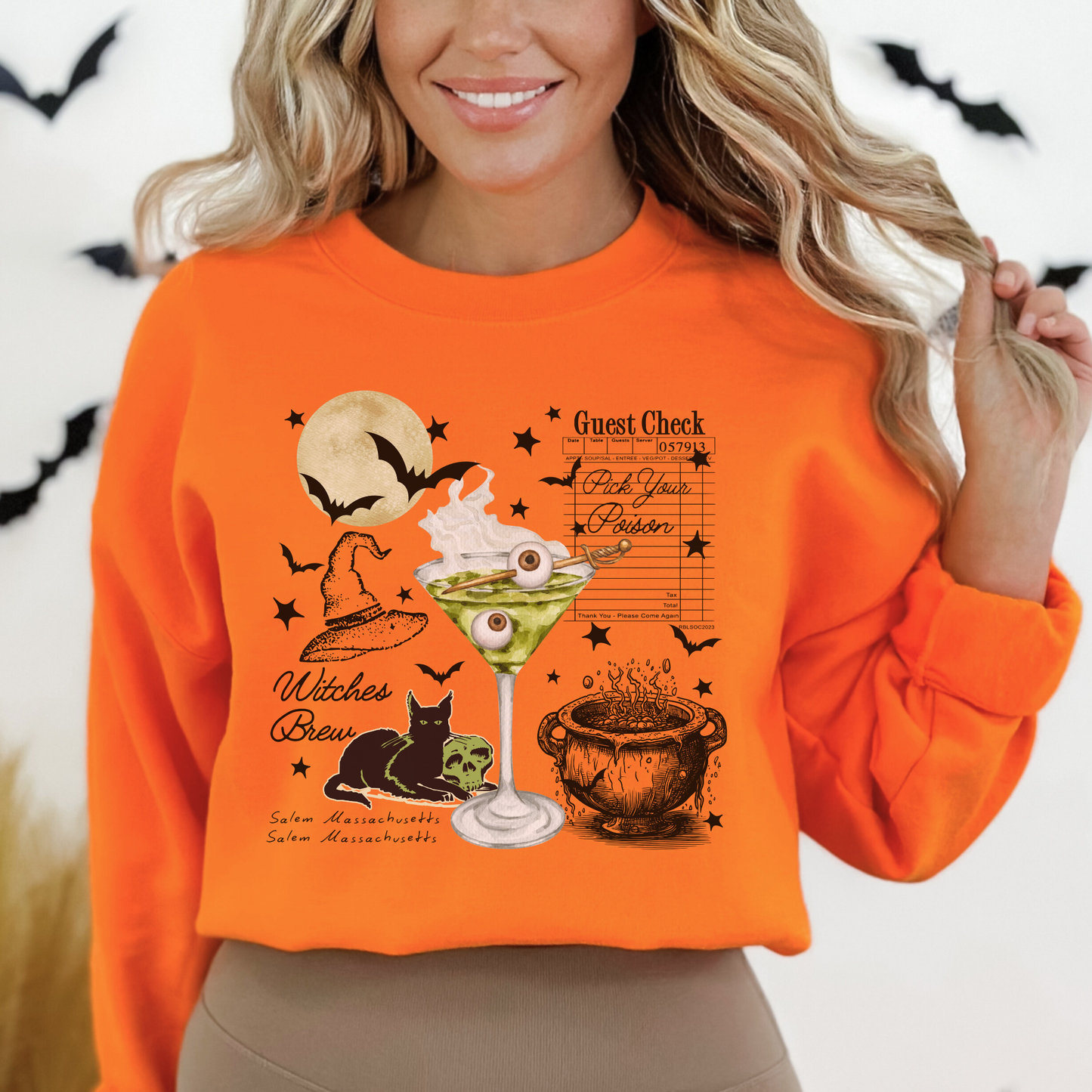 Halloween Guest Check Sweater