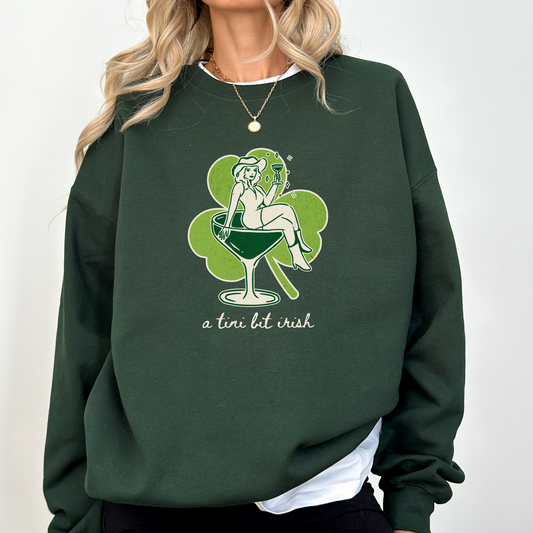 A Tini Bit Irish Retro Sweater