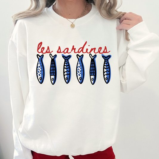 Sardine Graphic Sweater