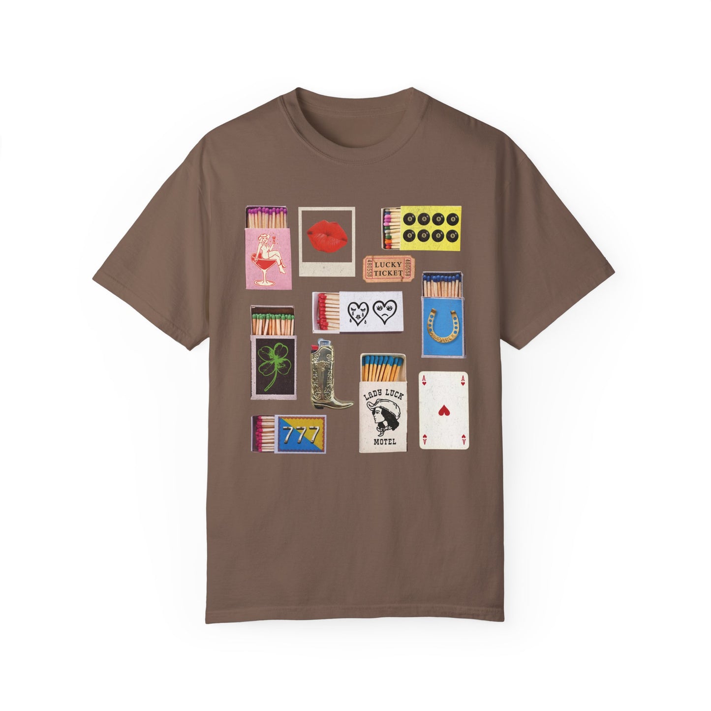 Lucky Matchbook Graphic T-Shirt