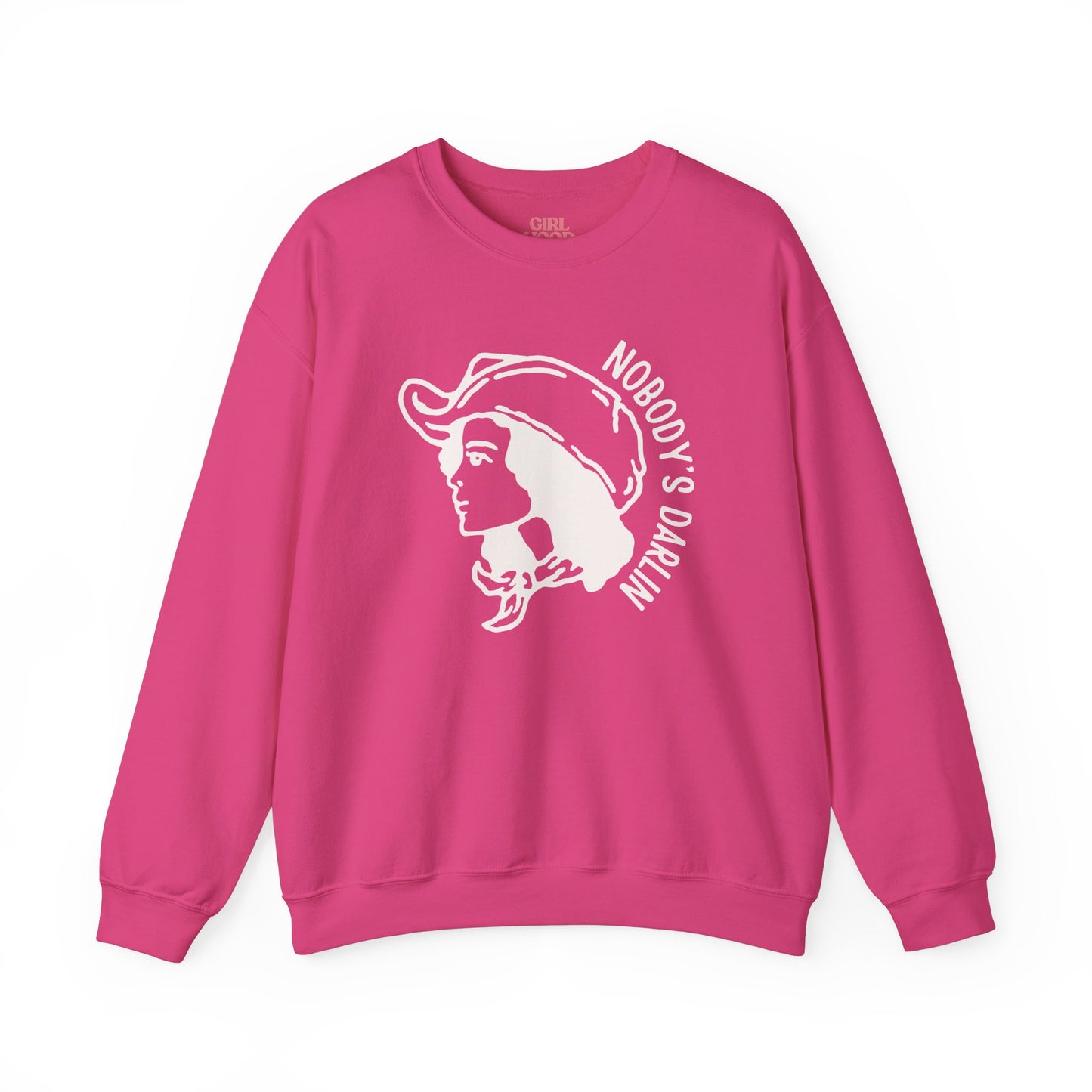 Nobody's Darlin Sweater (White Graphic)
