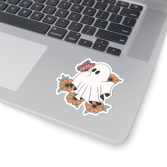 Floral Ghost Sticker