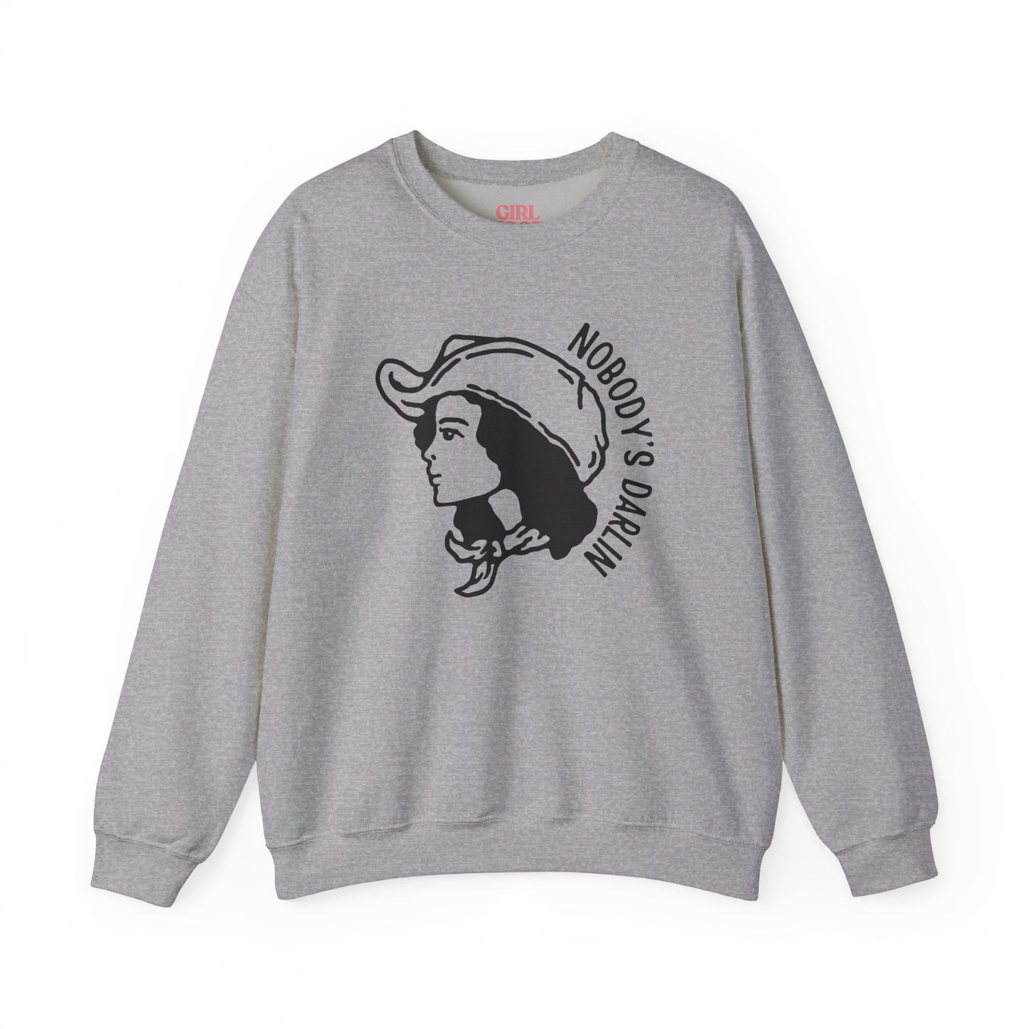 Nobody's Darlin Sweater (Black Graphic)