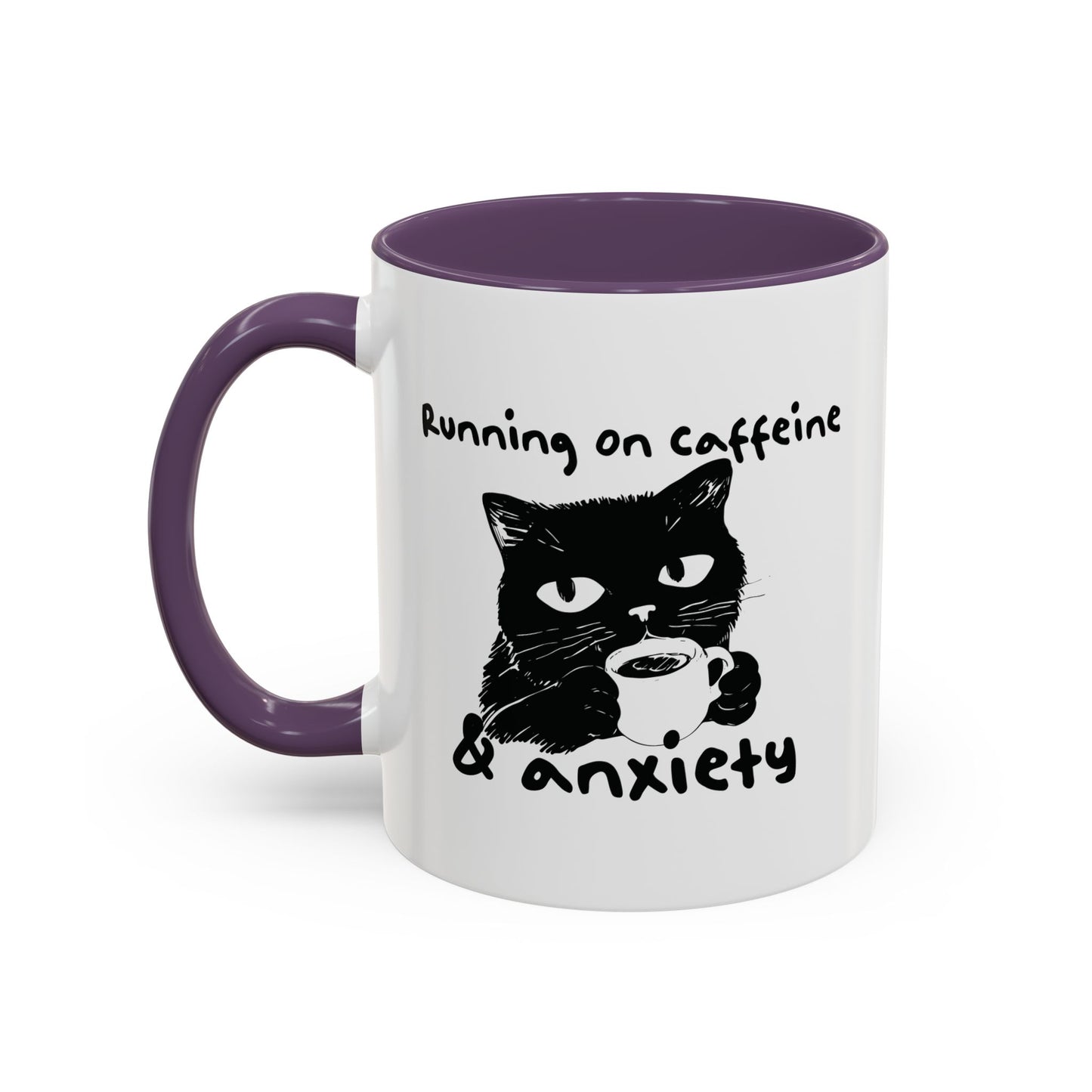 Running on Caffeine and Anxiety Coffee Mug