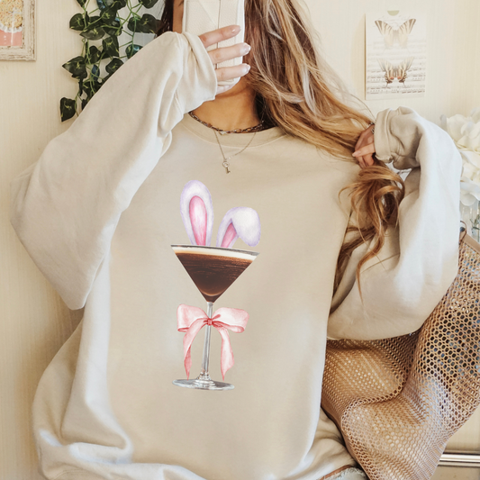 Bunny Espresso Martini Cocktail Sweater