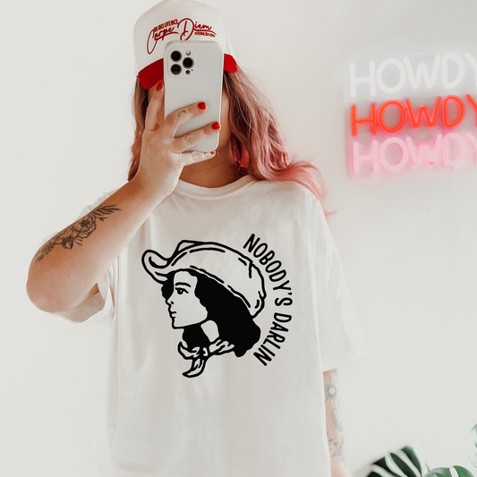Nobody's Darlin T-Shirt (Black Graphic)