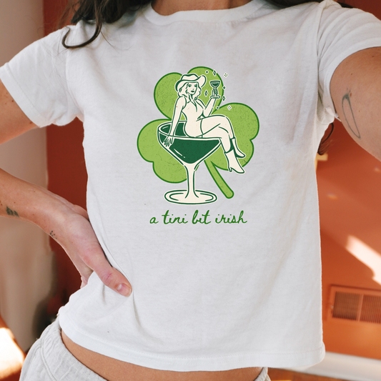 A Tini Bit Irish Baby Tee