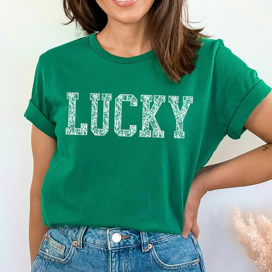 Lucky Lace Varsity T-Shirt
