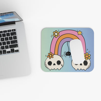 Rainbow Skull Mousepad