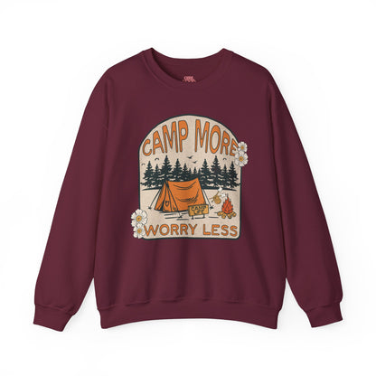 Camp More Worry Less Sweatshirt