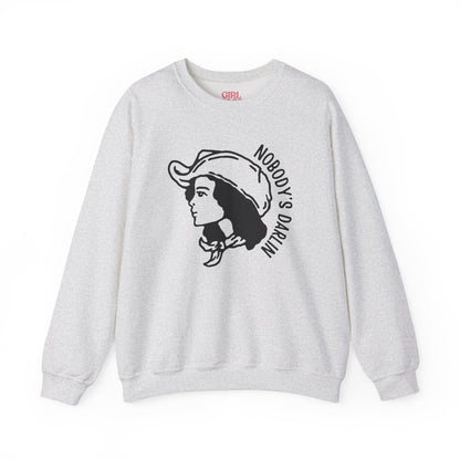 Nobody's Darlin Sweater (Black Graphic)