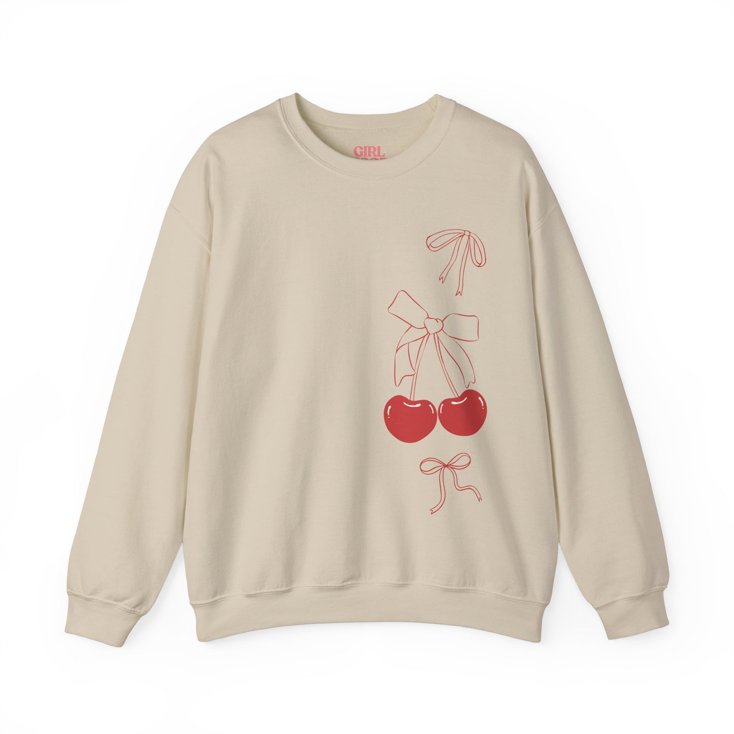 Coquette Cherry and Bows Sweater