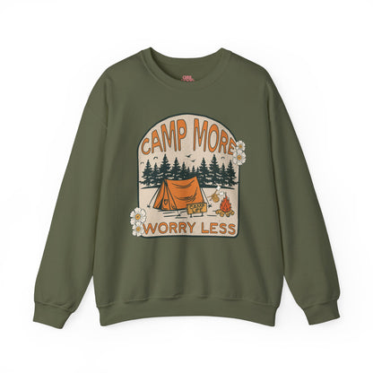 Camp More Worry Less Sweatshirt