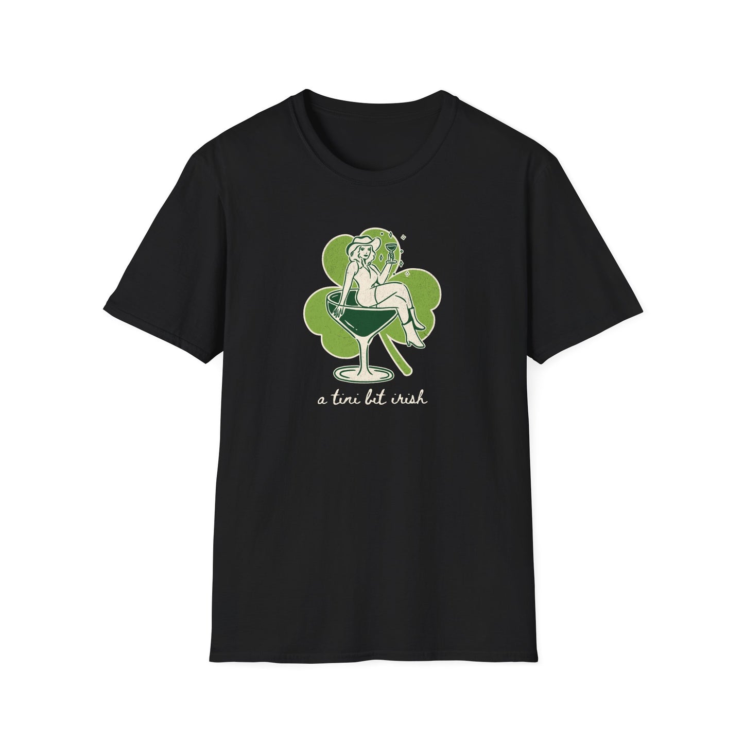 A Tini Bit Irish Gildan Softstyle T-Shirt