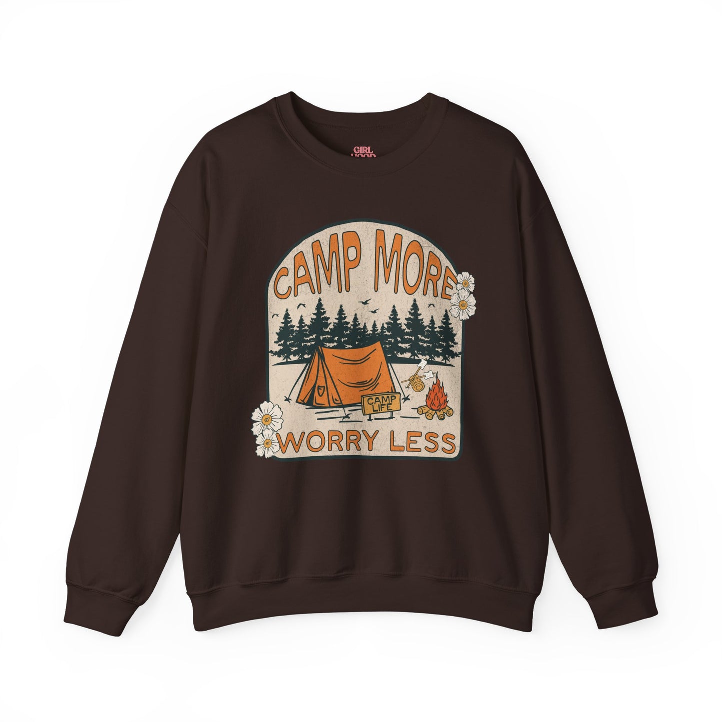 Camp More Worry Less Sweatshirt