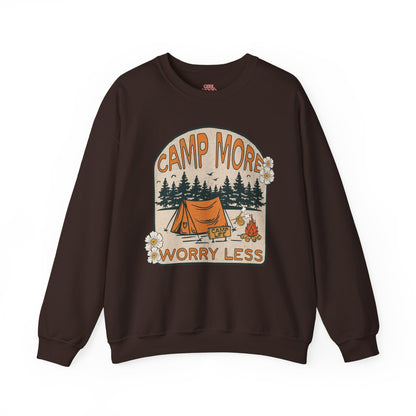 Camp More Worry Less Sweatshirt