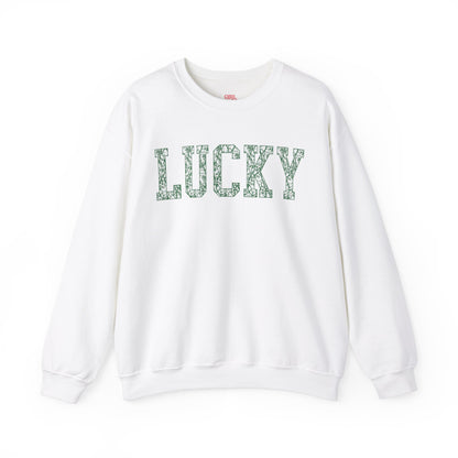 Lucky Varsity Lace Sweater