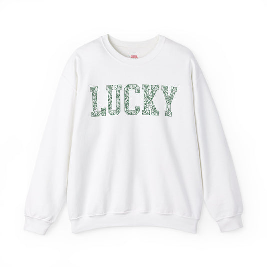 Lucky Varsity Lace Sweater