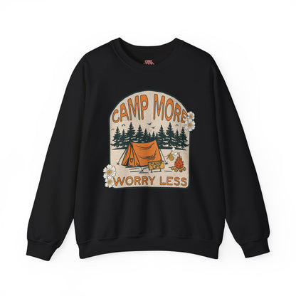 Camp More Worry Less Sweatshirt