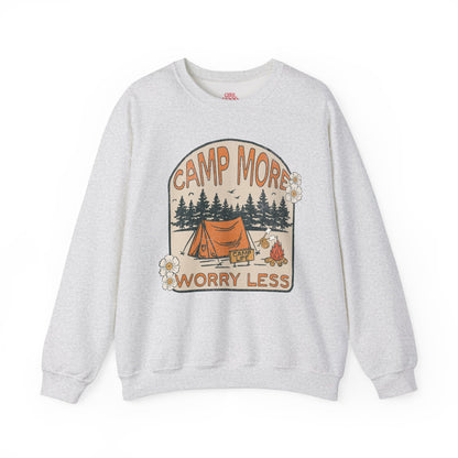 Camp More Worry Less Sweatshirt