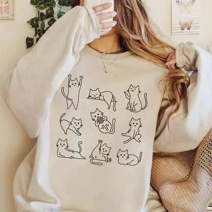 Playful Cat Sweater