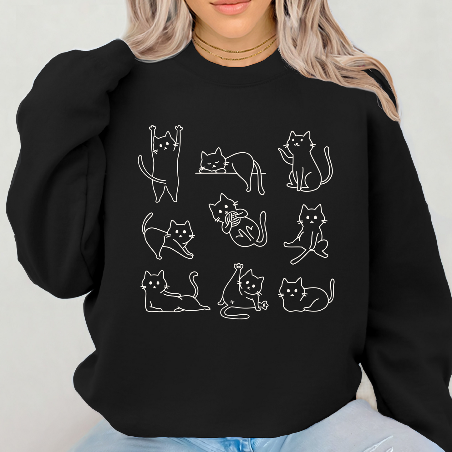 Playful Cat Sweater