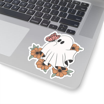 Floral Ghost Sticker