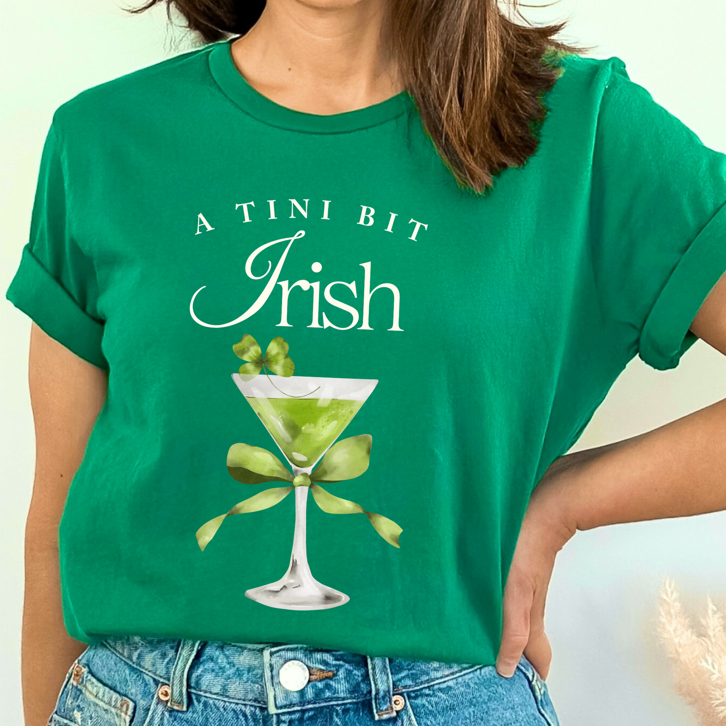 A Tini Bit Irish Coquette Gildan Softsyle T-Shirt