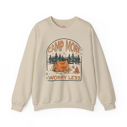 Camp More Worry Less Sweatshirt