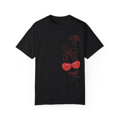 Coquette Cherry Bow T-Shirt