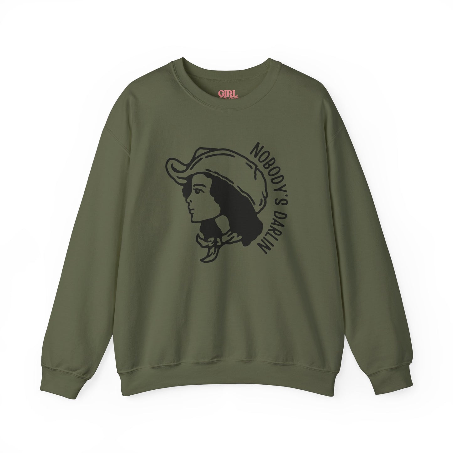 Nobody's Darlin Sweater (Black Graphic)