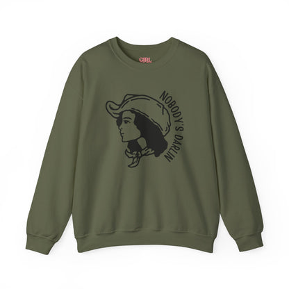 Nobody's Darlin Sweater (Black Graphic)