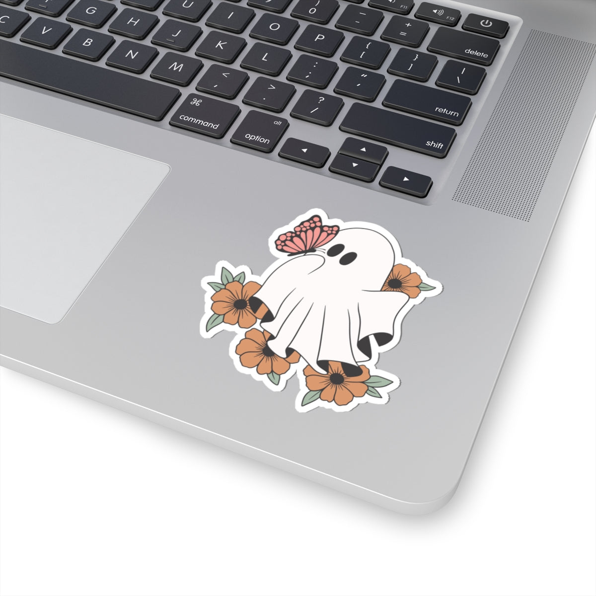Floral Ghost Sticker