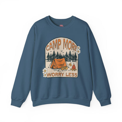 Camp More Worry Less Sweatshirt