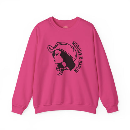 Nobody's Darlin Sweater (Black Graphic)