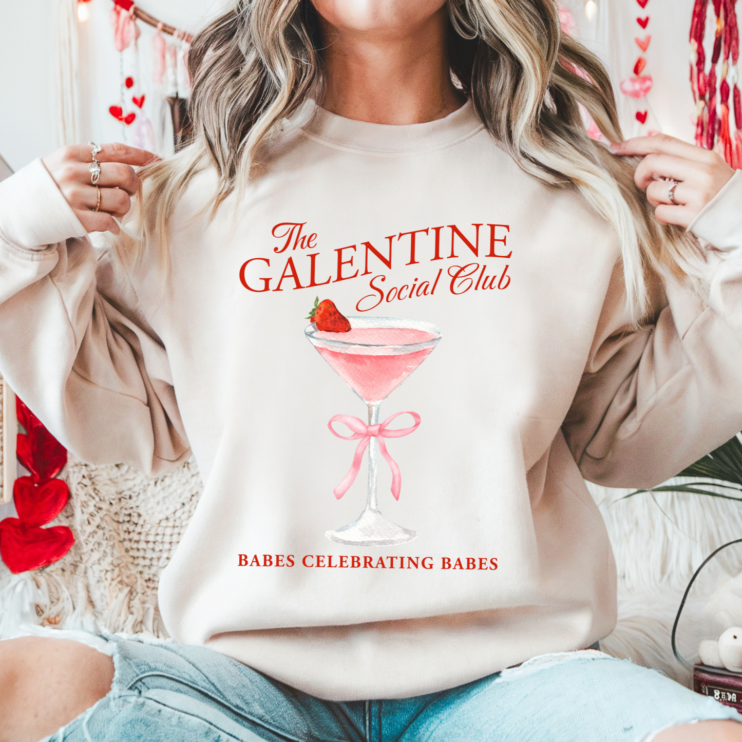 The Galentine Social Club Sweater