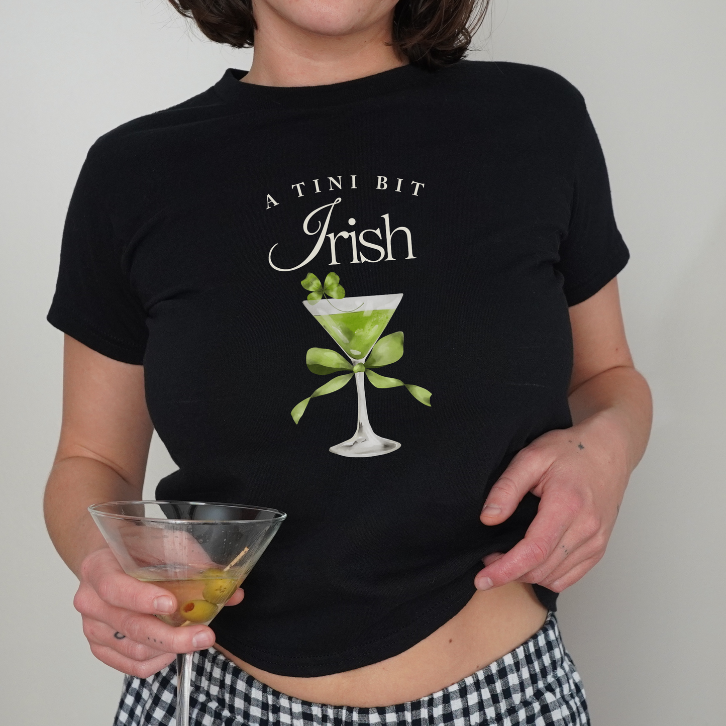 A Tini Bit Irish Coquette Baby Tee