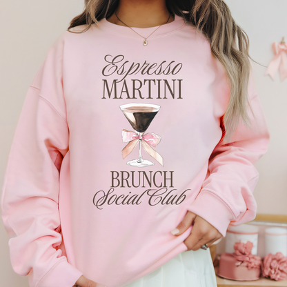 Espresso Martini Brunch Social Club Sweatshirt